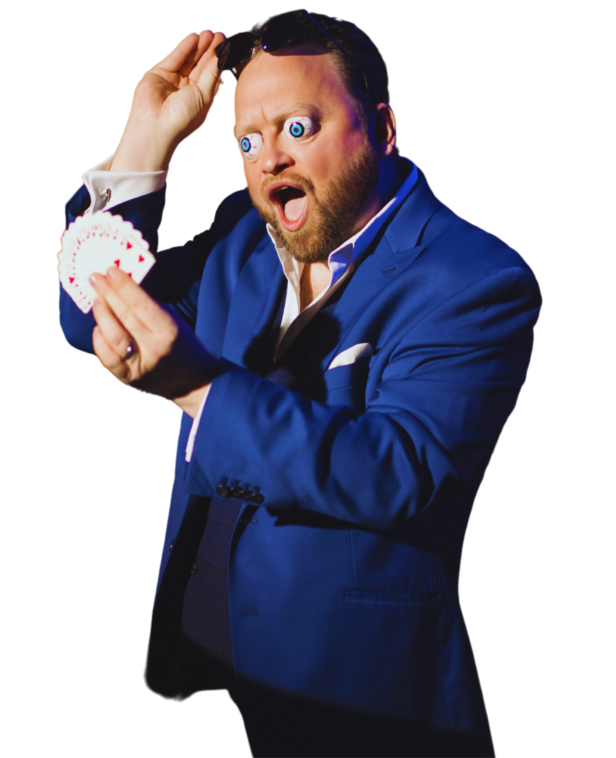 Bulging Eyes w/ cards